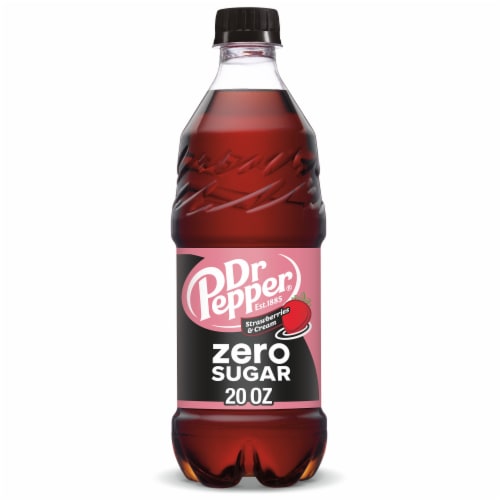 Dr Pepper Strawberries & Cream Zero Sugar Soda T6