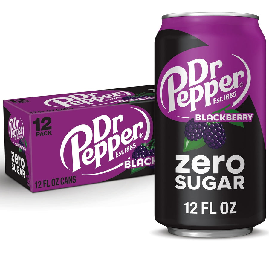 Dr Pepper Blackberry Zero Sugar Soda B6