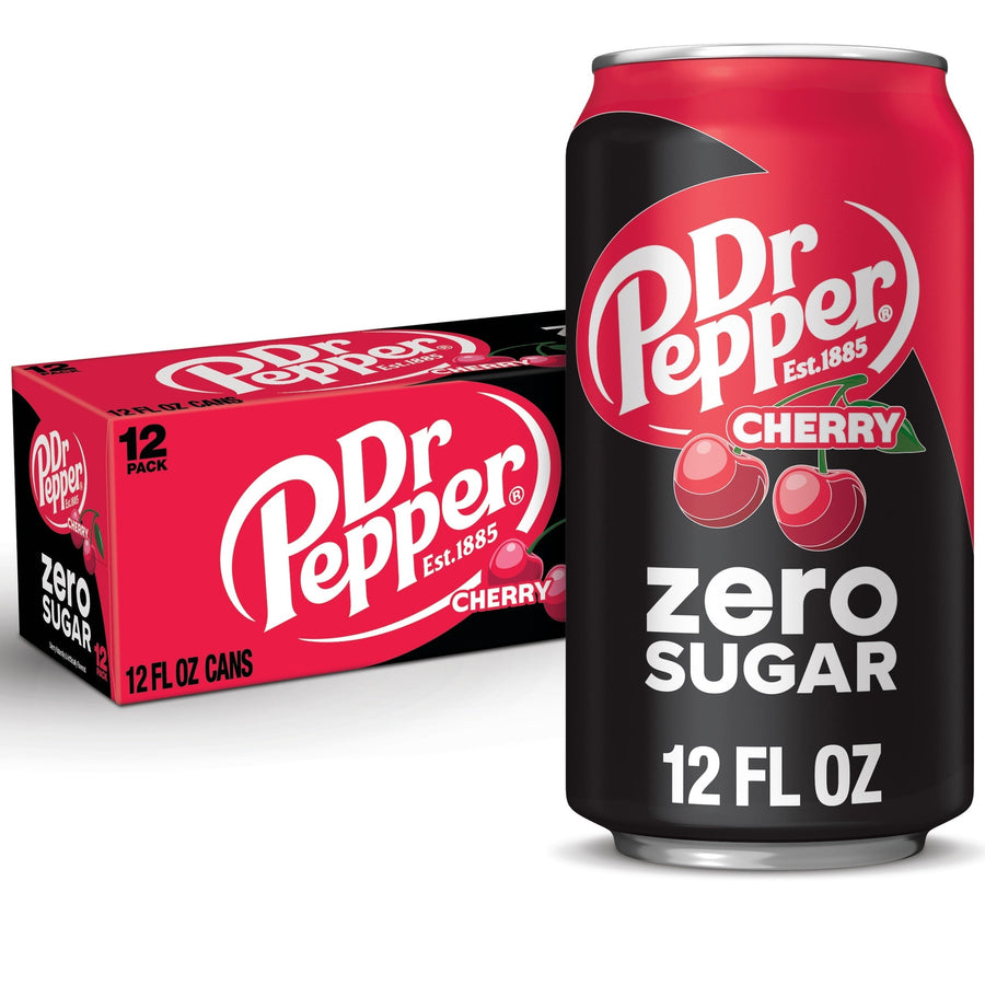 Dr Pepper Cherry Zero Sugar Soda H7